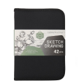 Professional Sketching Kit Artist Sketch And Drawing Pencils Set For Artist 42 Pieces. 