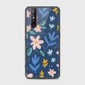 Vivo_V15_Pro Cover - SkinLee HQ Infinity Glass Case (Soft) - Colorful Flowers - SKINLEE-633-1-561-415. 