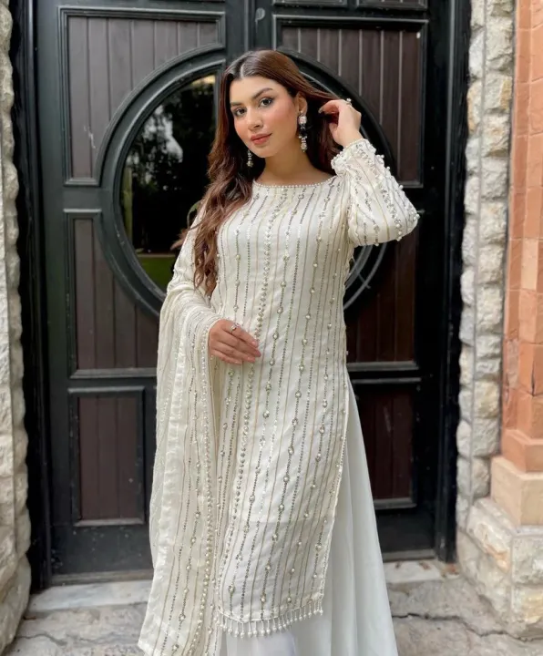 Wedding%20Wear%20Fancy%20Sequince%20Embroidered%20Shirt%20for%20Women%20with%20Dupatta%20Flapper%20(3-Piece%20Suit)%20Fancy%20Wedding%20Dresses%20for%20Women%20-%20Image%206