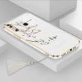 Casing For Infinix Zero X NEO Luxury Beautiful mapies with flower Camera Protection Phone Case Plating Edges Silicone Soft Cover With Free Lanyard. 
