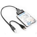 SATA to USB Cable - USB 2.0 to 2.5” 3.5" SATA III Hard Drive Adapter. 