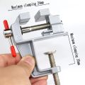 NEW Arrival 3.5" Aluminum Miniature Small Jewelers Hobby Clamp On Table Bench Vise Mini Tool Vice Multi-Functional. 