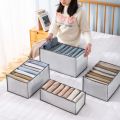 Clothes Storage Box Closet Separation Organizers Drawer Divider Organizer Compartment Boxes For Underwear Jeans Socks Bra. 