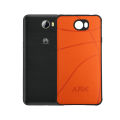 Huawei Y5ii Leather Pouch Mobile Pouch (Orange), Protective pouch, Protective Moble Phone Back Cover. 