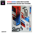 Latest Version KOOKABURRA RED Cricket Bat Sticker | Branded Quality KOOKABURRA 3D Embossed Cricket Bat Sticker | 2023 Latest KOOKABURRA GHOST Players Edition Cricket Bats 3D Stickers. 