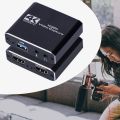 4K 1080P HDMI Video Capture Card USB 2.0 Recorder Box Device for Live Streaming Video Recording. 