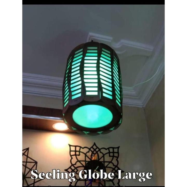 Big Ceiling Decoration light Hanging decoration Light wooden decoration light built in bulb Decoration piece Home decoration accessories for room kitchen bed room drawing room