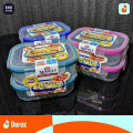 Premium Kitchen Essentials - PACK OF 2 Multipurpose Oven Safe Airtight BPA-Free Food Storage Containers Set with 4-Side Hinged Locking Snap Lids - 1400ml Capacity. 