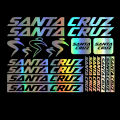 Car Sticker Compatible for Santa Cruz Vinyl Decal Kit for Bicycle Bike Bicycle Mtb Mount Bike Decoration Decal ,30cm. 