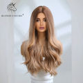 Highlights Full Head Hair Wig extension For Girls and Women. 