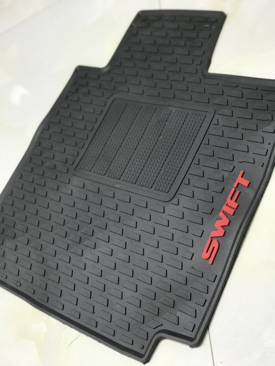SUZUKI SWIFT 2022 HEAVY DUTY LATEX RUBBER CAR FLOOR MAT CAR ACCESSORIES DIAMOND PREMIUM LATEX SERIES MATS