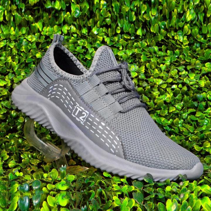 Gray fashion sneakers deals