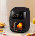 New Air Fryer, Premium 8-Liter Air fryer 6.5-Qt,, 8-In-1 Presets, Healthy Cooking | DIY Oil-less Airfryer with Visible Cooking Window - Best Quality & Customizable Temp/Time. 