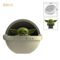 Baby Yoda in Cot Minifigures Lego Star Wars Blocks Toy. 