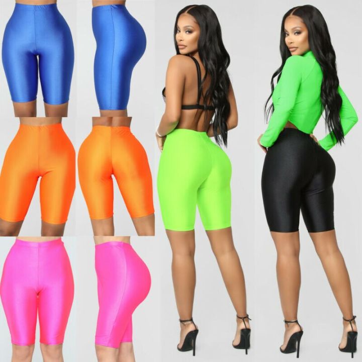 Women%20High%20Waist%20Yoga%20Compression%20Shiny%20Skinny%20Shorts%20Tummy%20Control%20Short%20Leggings%20Workout%20Athletic%20Sport%20Gym%20Fitness%20Shorts%20-%20Image%208