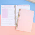 Journal Weekly Planner Notebook Spiral-bound Monthly Portable To Do List Journal Daily A5 Daily Notebook for Work Study Travel Goal setting Personal development. 