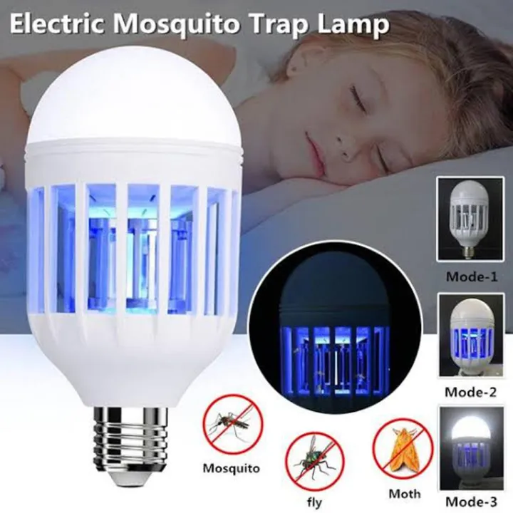 Moskiller Led Bulb LED Mosquito Killer Bulbs Lamp Light Electric Insect Killer Bulb | Daraz.pk