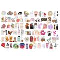 75 Pcs Mini Cool Trending Stickers Pack For Laptop, Desk Notebook and Mobile Covers DIY Stickers - JangoMango Store. 