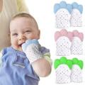 1 pc Silicone Baby Teether Pacifier Glove Natural Thumb Sound Teething Chewable Nursing Beads Child Give Up Suckiing Fingers. 