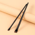 Eye Makeup Brush Ergonomic Small Angled Eyebrow Liner Brush Cosmetic Tool. 