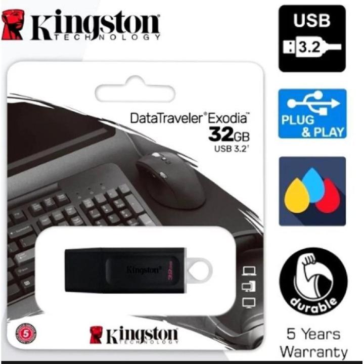 Kingston 100 % original usb DataTraveler Exodia 32GB USB 3.2 Flash Drive DTX/32GB