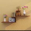 2piece wall hanging shelf hook style WHITE display your beautiful showpiece show piece wall hanging artsy desigs shelf use as decorate shelf. 