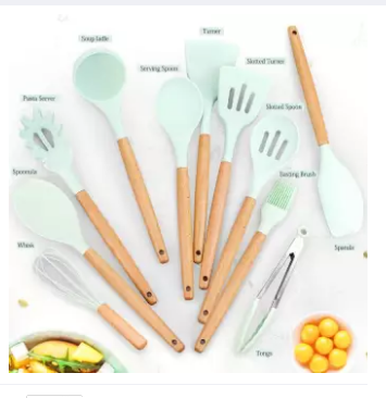 Kitchen%20Utensil%20Set%2010%20PCS%20Cooking%20Utensils%20With%20Plastic%20Utensil%20Holder,%20Non-stick%20Silicone%20and%20Heat%20Resistant%20Wooden%20Utensils%20-%20Image%208