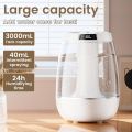 SS/J10 Humidifier Professional Large Capacity Double Spray Port Cool Mist Maker for Home Room Office/Humidifiers, Humidifier for Bedroom, 3L Large Capacity Cool Mist Humidifier Air Humidifier for Home, Office & Plant,Waterless Auto-Off, for Home Baby Offi. 