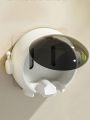 1pc Cute Astronaut Toothbrush Holder Astronaut Shaped Drill Free Bathroom Wall Mounted Toothbrush Organizer Holder For Home. 