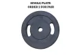 Standard - Bi-Grip Rubber Coated Weight Plate -1kg 2kg 3kg 4kg 5kg 8kg 10KG. 