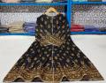 One Piece Black and Skin Stitched Lawn Long Frock For Women. 