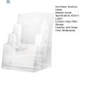 Childrenworld Brochure Display Stand Clear Acrylic 3-tier Brochure Holder Stand Wall Mount Countertop Display Rack for Flyers Magazines Booklets Southeast Asian Buyers' Choice. 