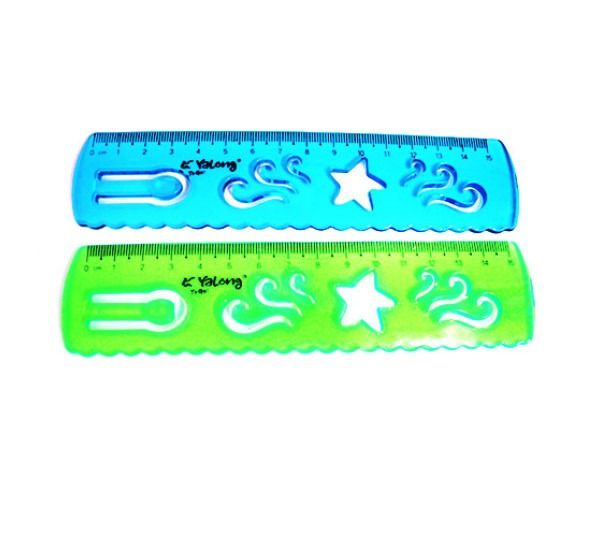 YALONG TWISTED RULER 15CM YL193622-2 | Daraz.pk