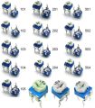 10pcs 5K ohm Variable resistor potentiometer 5 kilo ohm. 
