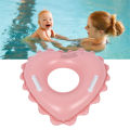 Swimming Ring Pool Float Tube Air Leakage Prevention Heart Shaped for Waterpark. 