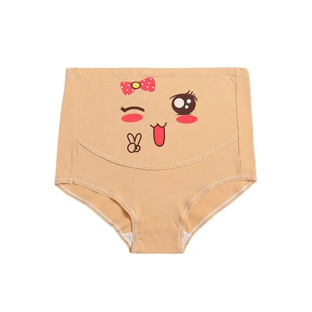 %E3%80%90Happier%E3%80%91%20Comfortable%20Women's%20Underwear%20Large%20Size%20Breathable%20High%20Waist%20Belly%20Support%20Adjustable%20Cute%20Cartoon%20Pants%20Seamless%20Belly%20Support%20-%20Image%205