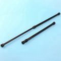 Small Tension Rods for Cabinets Cupboard Bars for RV Closets Refrigerator, Spring Rods 11.8 to 19.6 Inches, 6 Packs (Black). 