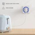 Mechanical Timer Socket 24 Hours Analogue Timer with 96 Segments (15 Minutes), for Lamps, Coffee Machines, 16 A/3500 W, CE , Pack of 2  A R1295 SOCCKET. 