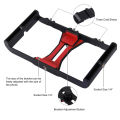 Cage Rig Stabilizer Smartphones Video Film Production Double Handle Mobile Cold Shoe boya mm1 mic holder Mic Holder. 