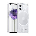 lthmy for Nothing Phone 2 case Transparent Hard Back with Shockproof Enhanced Side Protective Bumper Phone Cover. 