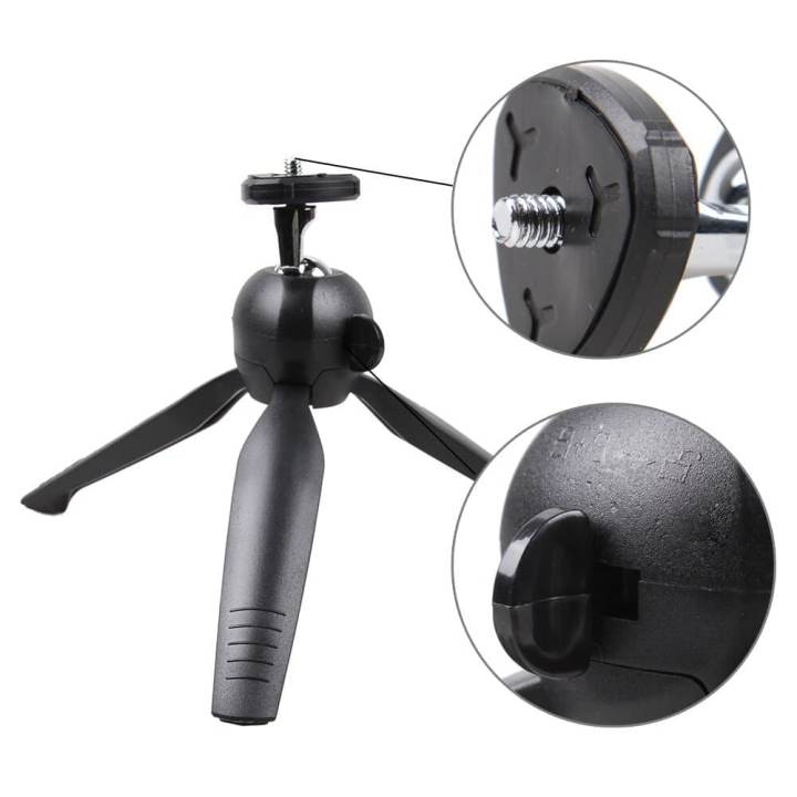 "Pack%20of%203%20Mini%20Phone%20Tripods%20%E2%80%93%20Tabletop%20Smartphone%20Stands%20with%20Ball%20Head%20&%20Universal%20Mount%20Clip%20Holder"%20-%20Image%203