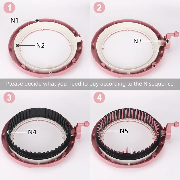 Knitting%20Machine%20Row%20Counter%20/%20Tension%20Forks%20/%20Yarn%20Guide%20/%20Crank%20/%20Pins%20Adapter-Replacement%20Part%20for%20Sentro%2040,%20Sentro%20QJH%2048%20-%20Image%204