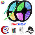 Street Vendor Rgb Led Strip Light Waterproof Remote Control Color Changing 3528 - Complete Kit. 