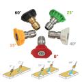 Short Gun for Pressure Washers with 5 Spray Nozzles Quick Connect Tips - M22 Connector - for some models of Hyundai n Induction models of Ideal Solid Revolt Dera Maximu.s Total Ingco etc.. 