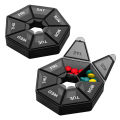 1PC 7 Grid Tablet Box 7 Days Weekly Pill Boxs Portable Jewelry Pill Storage Tablet Holder. 