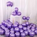 10 Metallic Balloons in Multi Colors For Birthday & Anniversary Decoration and Party Decoration. 