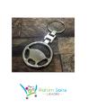 High Quality Steel Toyota Keychain & Keyring - Steering Wheel. 