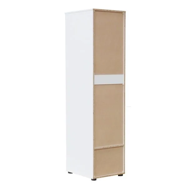 Wardrobe%20Cupboard%20Single%20Door%204%20Shelf%20%20With%20One%20Drawer%20Single%20Door%20White%20-%20Image%206