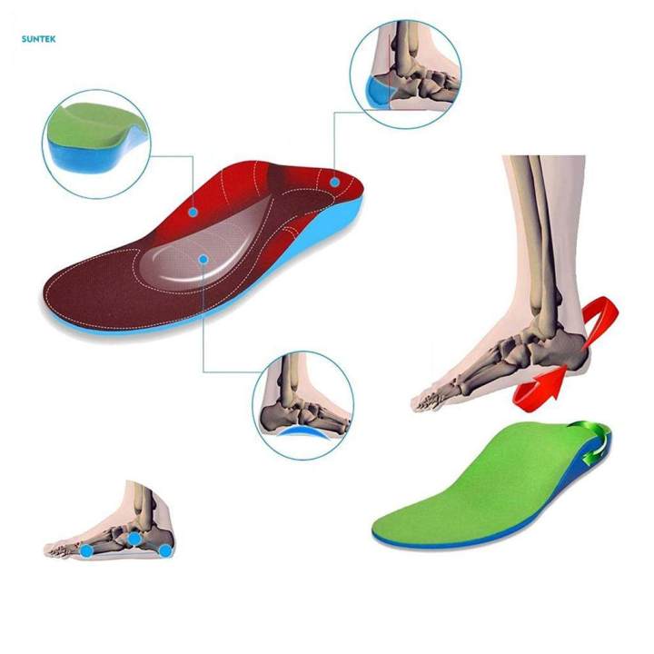 Kids Flat Feet Orthotic Sports Shoes Insoles Arch Support Inserts 15cm Daraz.pk