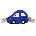 car shape Crossbody bag Portable Linen Shoulder bag Handbag for Daily use Travel Shopping Outdoor activities Preschoolers. 